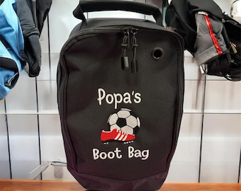 Personalised Football Boot Bag For Kids – Custom Logo, Initials & Number – Durable Sports Bag For Boots & Gear