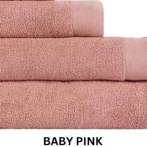 Embroidered Hot Tub Towel, Custom Name, Poolside Gift Baby Pink