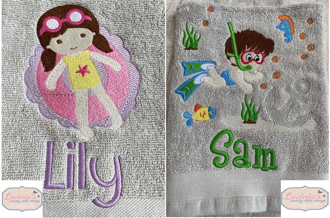 Personalised Kids Swimming Towel Personalised Bath Towel - Etsy UK