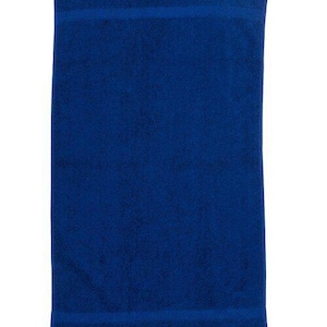 Embroidered Hot Tub Towel, Custom Name, Poolside Gift Royal Blue
