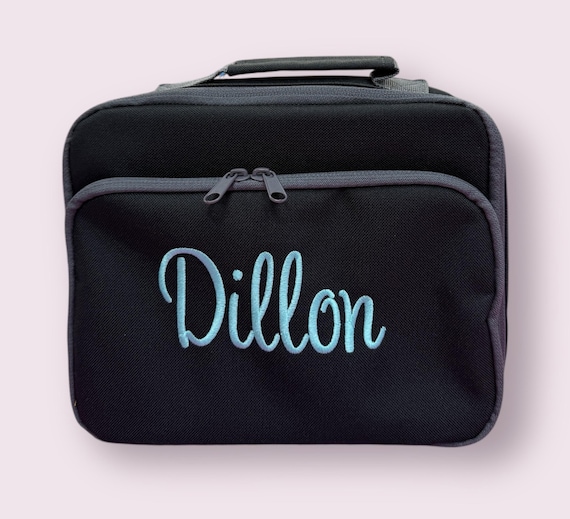 Personalised Embroidered Kids Lunch Bag, Insulated School Nursery Bag