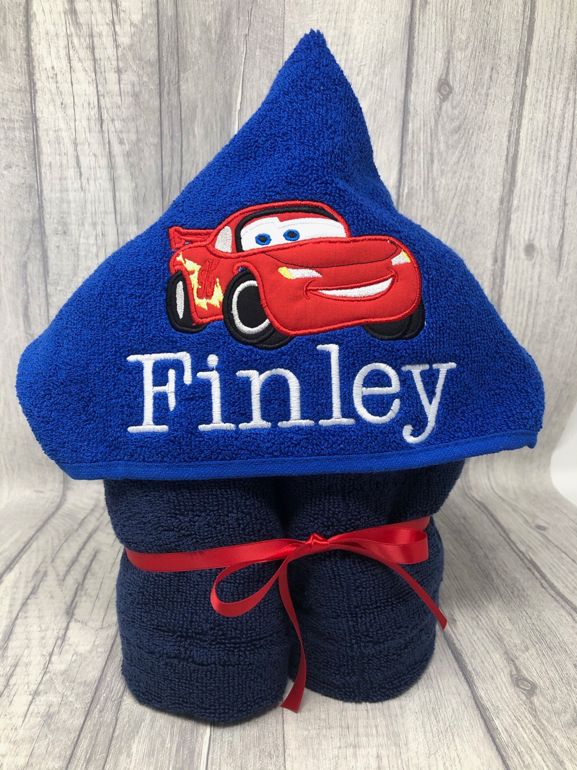Personalised Boys Hooded Towel Hooded Bath Towel Embroidered Etsy UK
