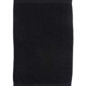 Embroidered Hot Tub Towel, Custom Name, Poolside Gift Black