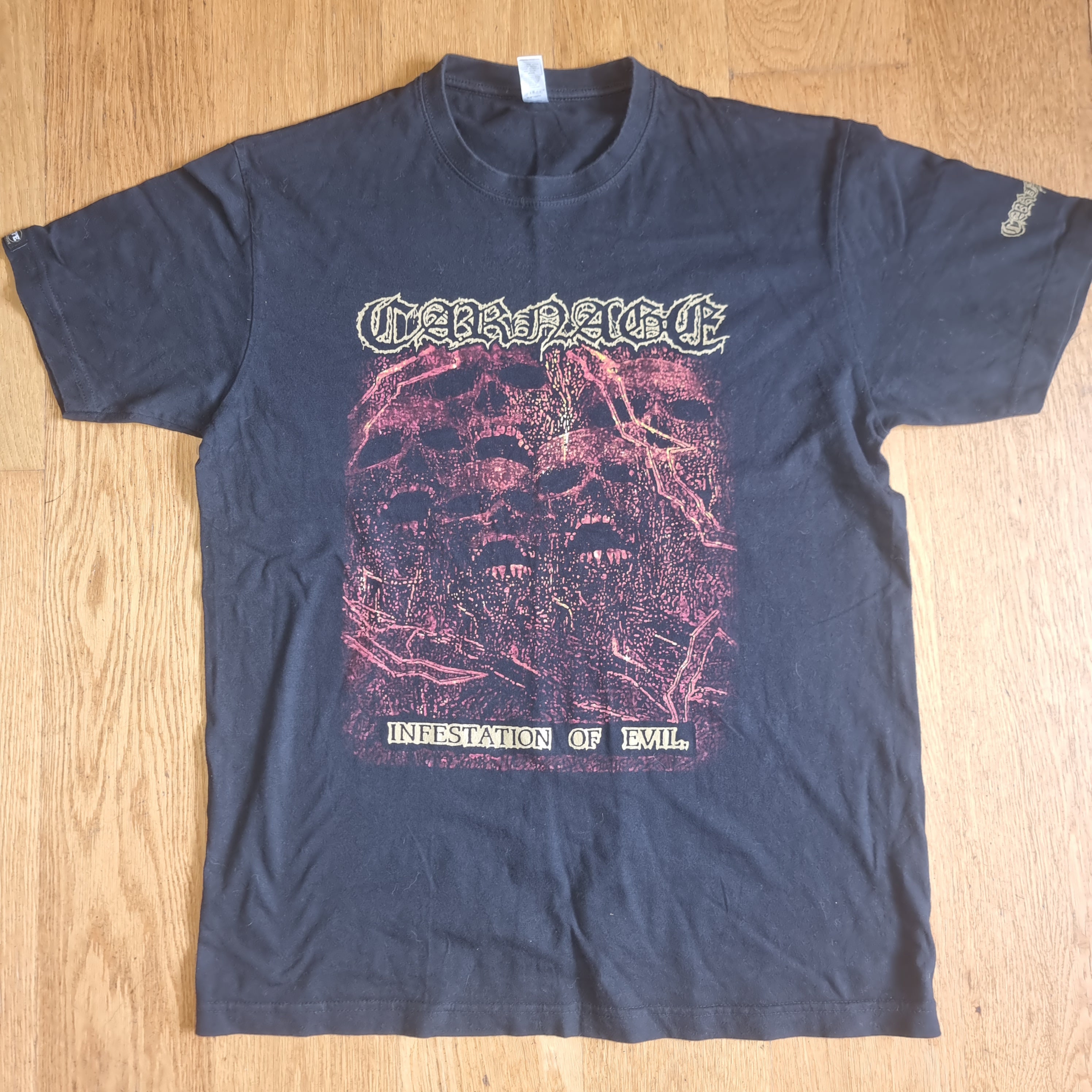 Carnage Infestation of Evil Tshirt Death Metal Carcass Etsy