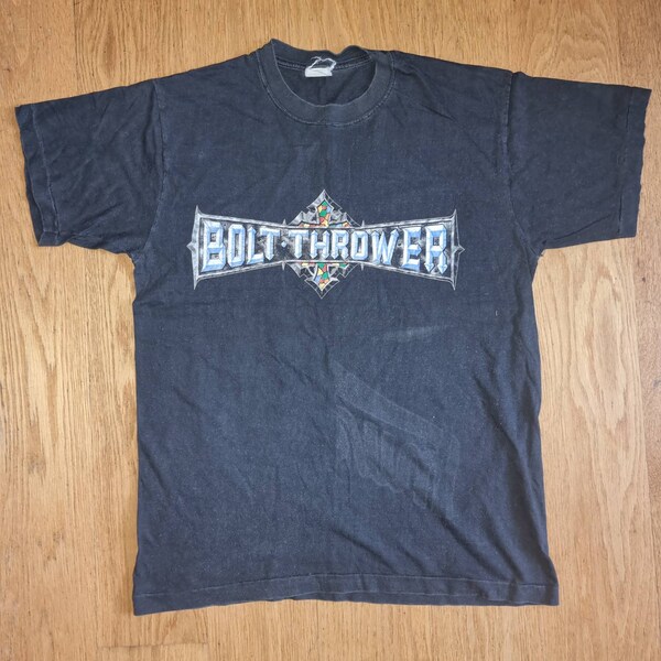 Bolt Thrower Logo Eye Of Terror Vintage 1991 T-Shirt Death Metal Cannibal Corpse Morbid Angel Deicide L/M