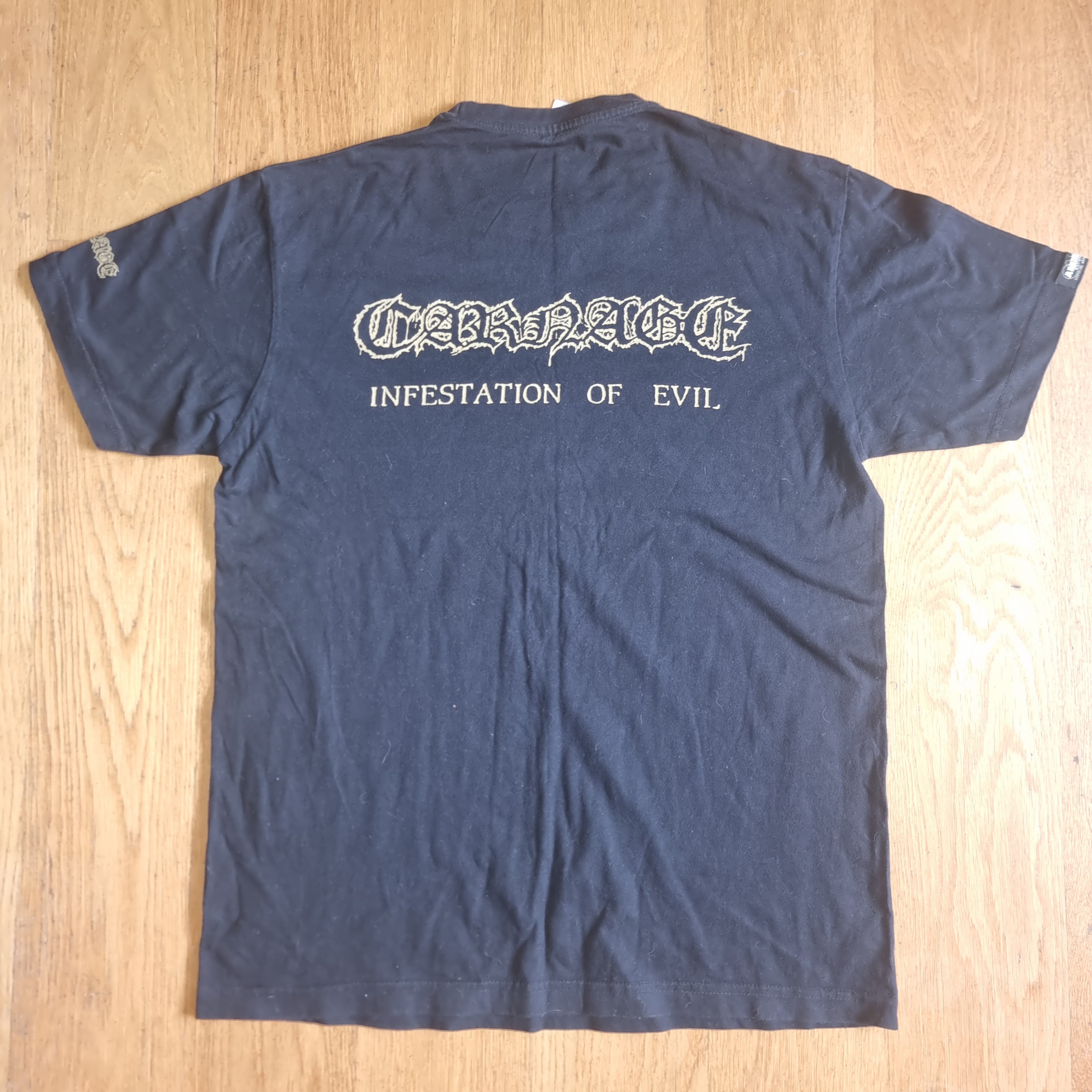 Carnage Infestation of Evil Tshirt Death Metal Carcass Etsy