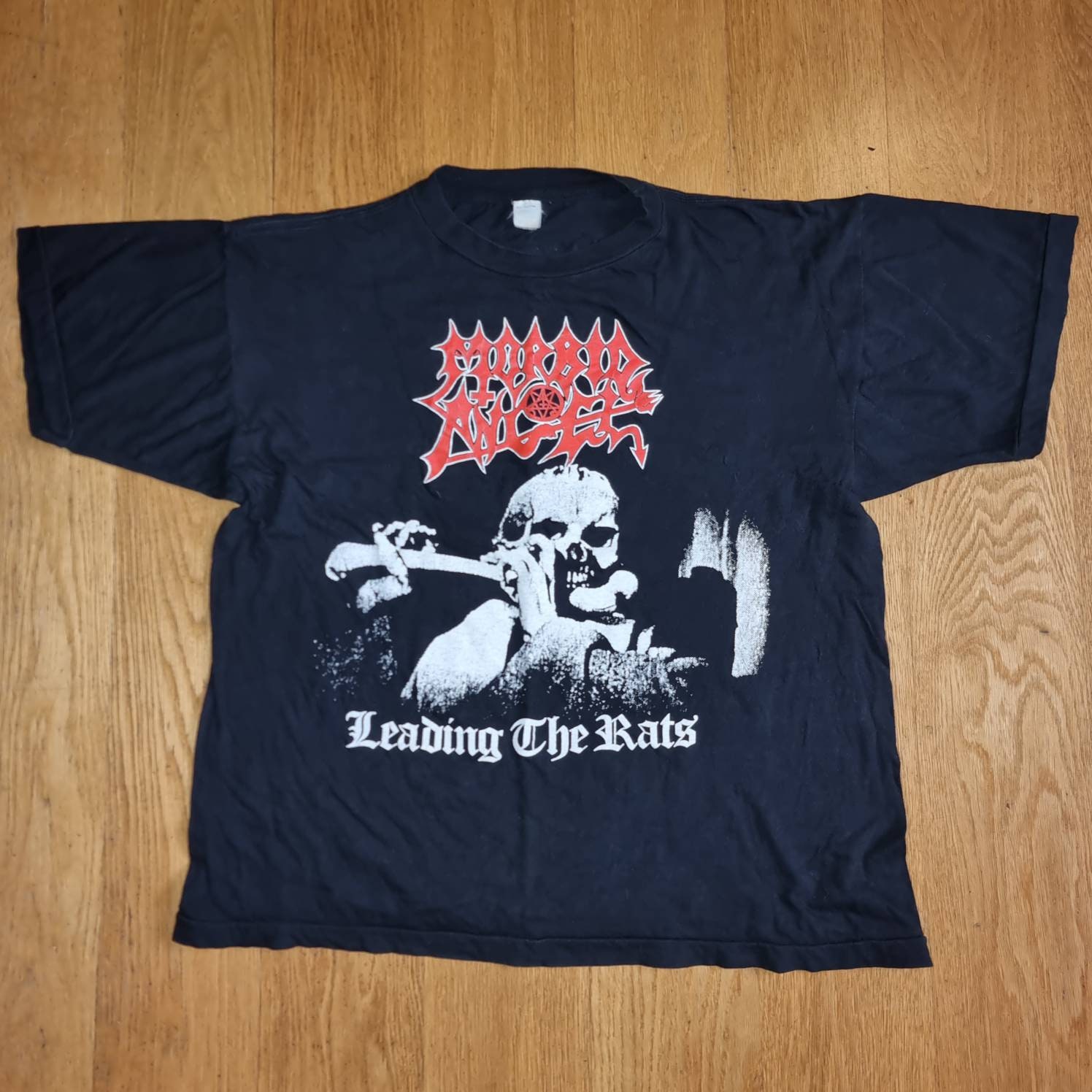 Morbid Angel Leading the Rats European Tour Vintage 1991 T shirt Death Metal Deicide Cannibal Corpse Heavy XL Etsy UK
