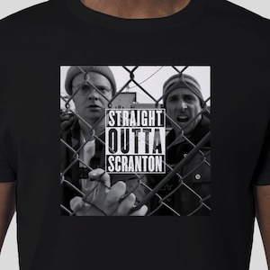 Camiseta Oversized The Office Dunder Mifflin Dwight Tv Show Scranton  Masculina De Algodão Crewneck Top Exclusivo - Escorrega o Preço