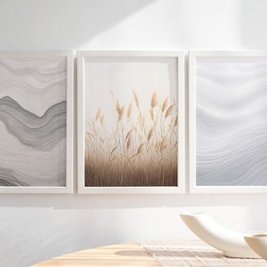 Set of 3 Prints, High Quality Paper Print, Coastal Art Prints, Beach House Print