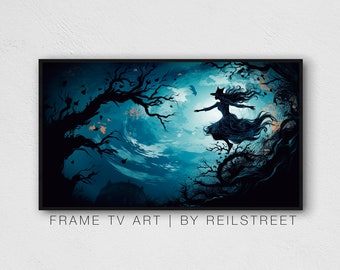Moonlight Witch, Samsung The Frame Tv Art, Digital Download, Digital Print