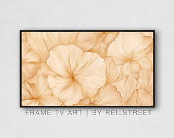 Samsung The Frame Tv Art, Floral Grays Painting 02, Digital Download, Digital Print, LG Tv Art