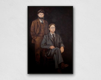 DWIGHT & MOSE Painting The Office Movie Poster