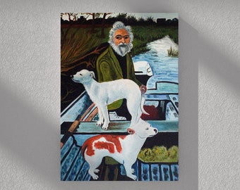 GOODFELLAS Old Man Painting Canvas Wrap