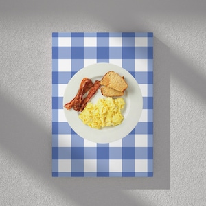 RON SWANSON Breakfast Bacon And Eggs Canvas Wrap
