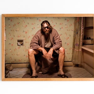 THE BIG LEBOWSKI Toilet Movie Poster 11x17 Inches image 2