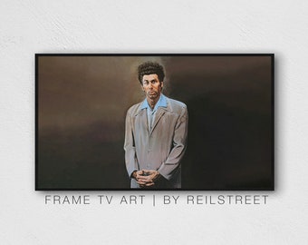 Samsung The Frame Tv Art, Digital Download, COSMO KRAMER Painting, Digital Print