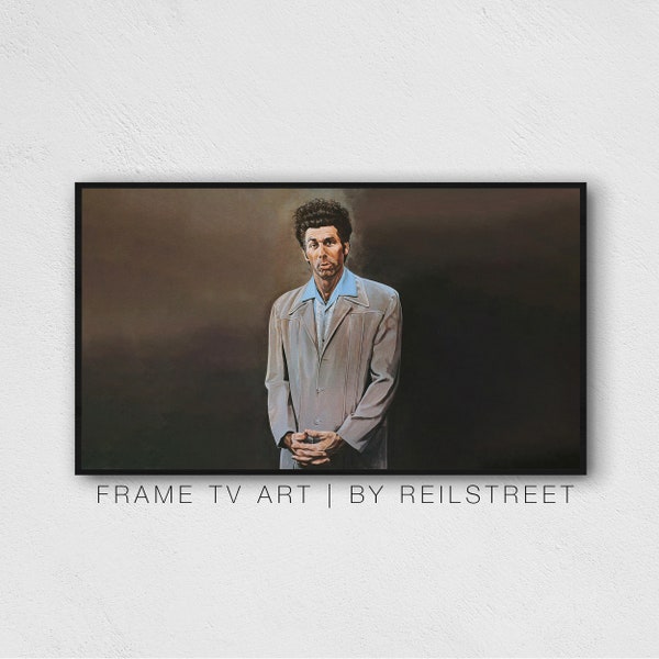 Samsung The Frame Tv Art, Digital Download, COSMO KRAMER Painting, Digital Print