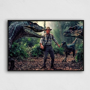 JURASSIC PARK VELOCIRAPTORS Poster 11x17 inches