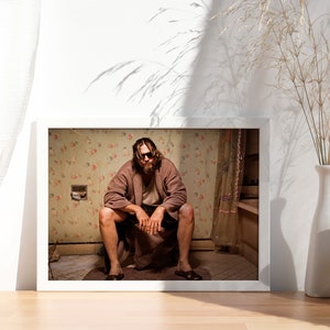 THE BIG LEBOWSKI Toilet Movie Poster 11x17 Inches image 4