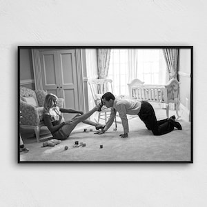 WOLF Of WALL STREET Playroom Black & White Poster