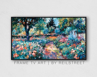 Samsung The Frame Tv Art, Floral Bloom Oil Painting 08, Digital Download, Digital Print