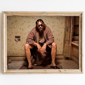 THE BIG LEBOWSKI Toilet Movie Poster 11x17 Inches image 3