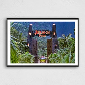 JURASSIC PARK Gate Poster 11x17 Inches