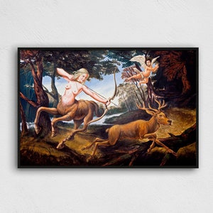LESLIE KNOPE Centaur Painting Poster