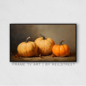 Pumpkin Painting Classical Art, Samsung The Frame Tv Art, Digital Download, Digital Print
