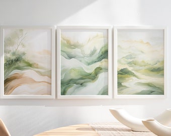 Set of 3 Prints, Farmhouse Decor, Printable Wall Art, Beach House Print, DIGITAL Print