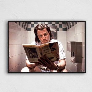 PULP FICTION Restroom Movie Poster