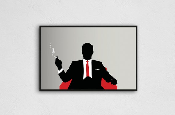 DON DRAPER THRONE Mad Men Poster