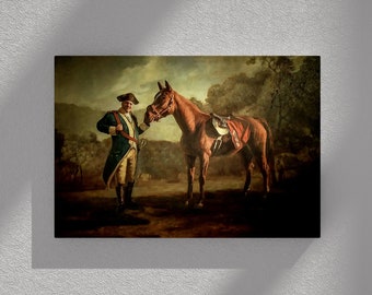 SOPRANOS Pie O My Horse Painting Canvas Wrap