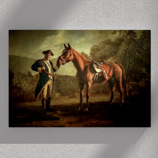 SOPRANOS Pie O My Horse Painting Canvas Wrap