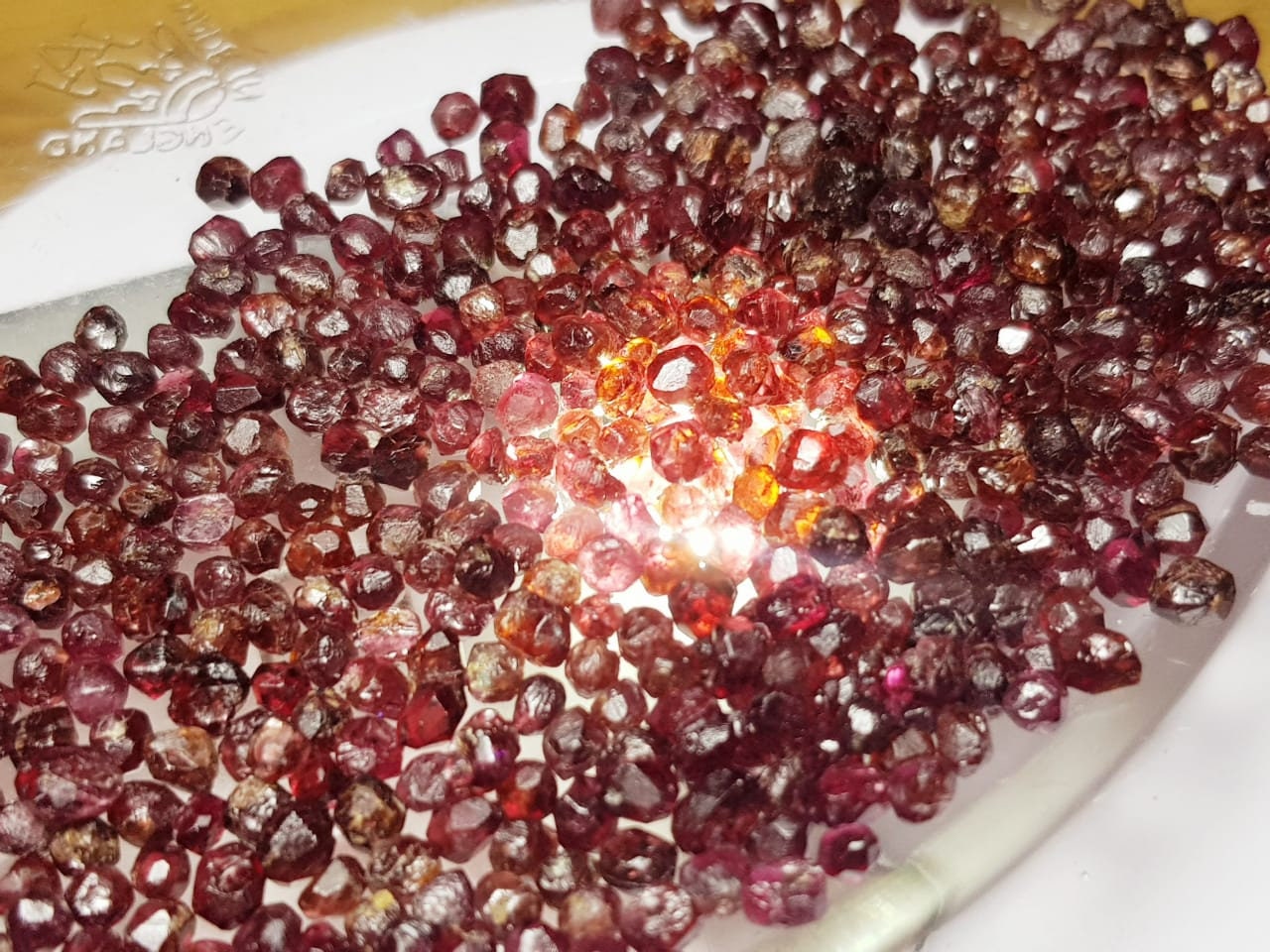 Red Blood Crystal Fully Terminated Crystal Lot Raw Etsy