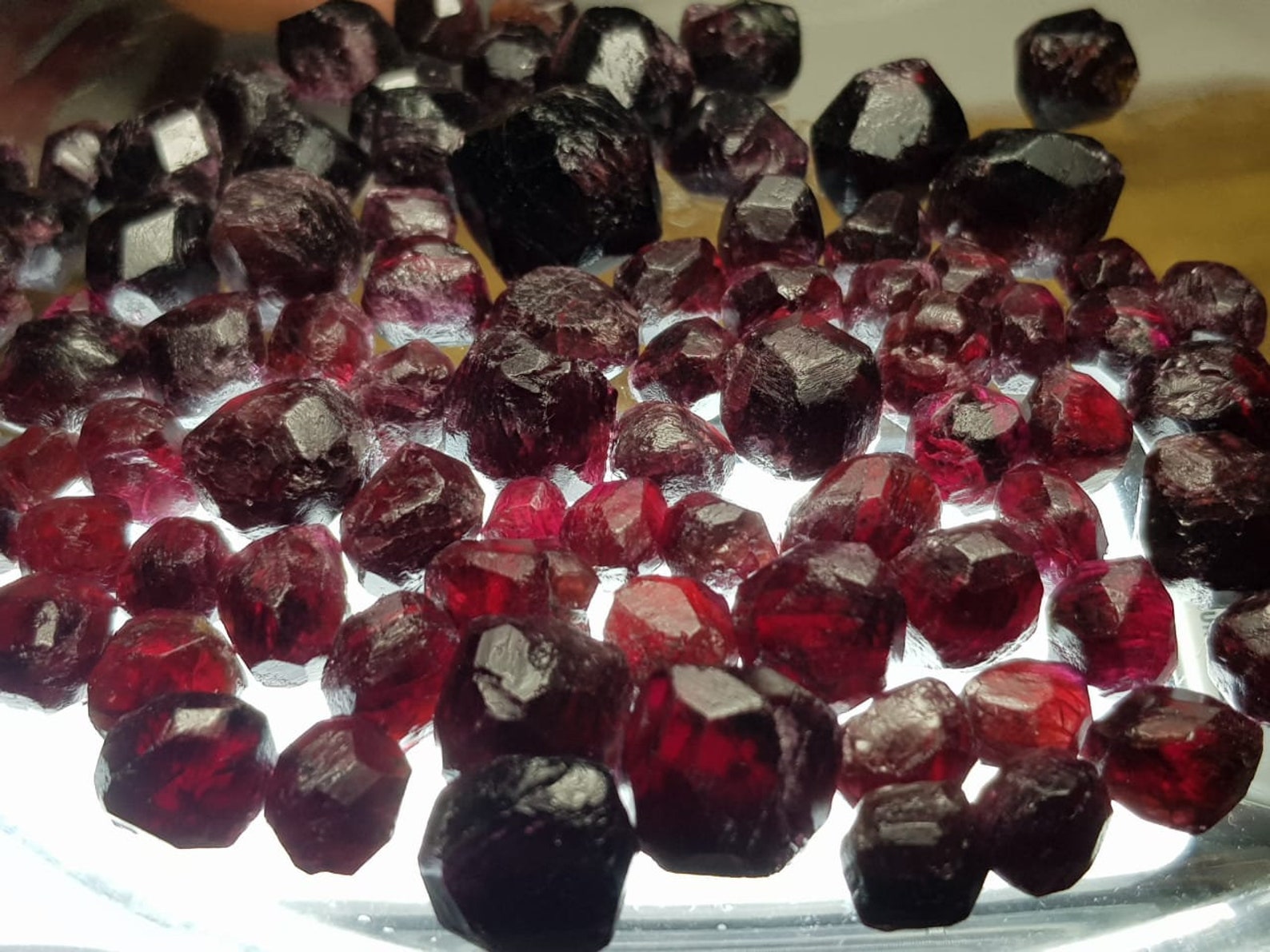 Red Blood Garnet Crystal Fully Terminated Rough Garnet | Etsy