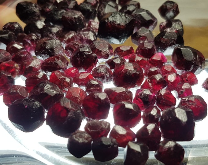 Red Blood Crystal Fully Terminated Rough Etsy