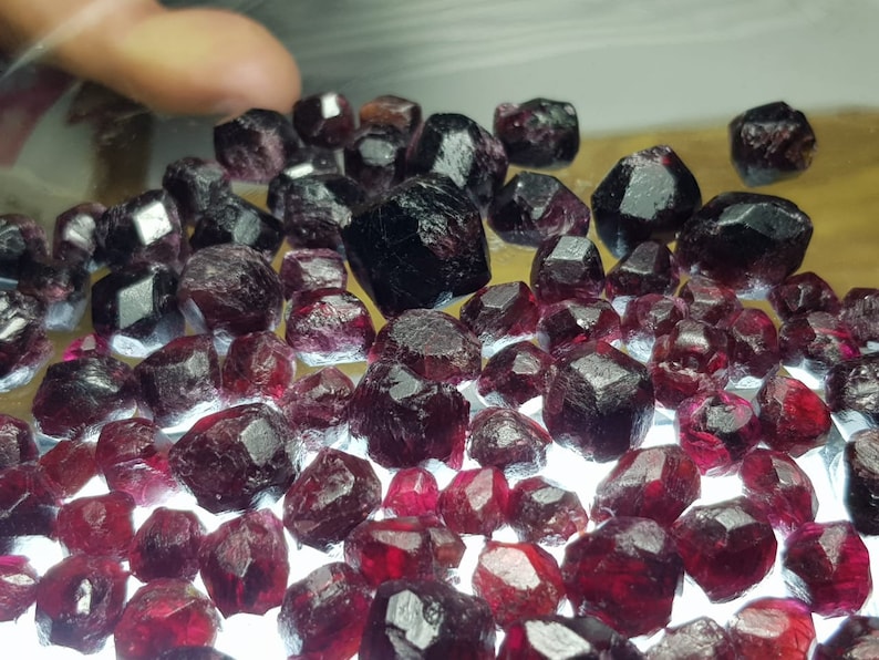 Red Blood Crystal Fully Terminated Rough Etsy