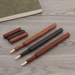 Wooden Design Slim Fountain Pen | High Quality Fountain Pen