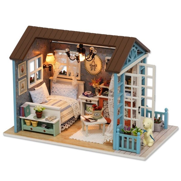 Kit maison miniature DIY | Maison de poupée DIY