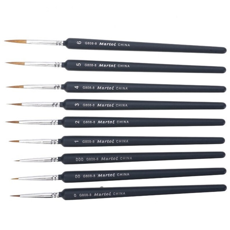 Brush Set For Painting 9 pcs