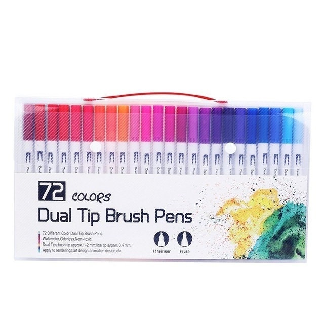 Lords & Ladies' Tippy Toes Pens, Metallic brush tip pens