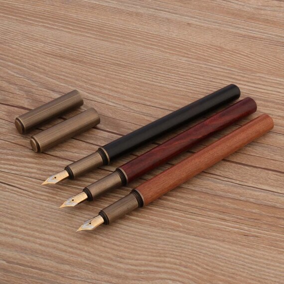Wooden Design Fountain Pen High Quality Fountain Pen Etsy