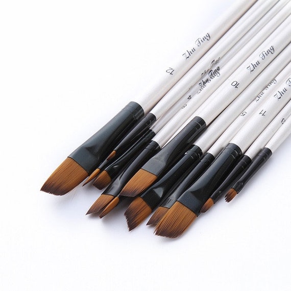 6-12pcs Fine Detail Paint Brush Set Miniature Painting Brushes Kit