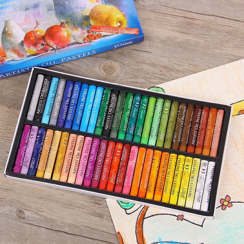 Artist Oil Pastels Set Etsy