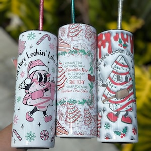 Little Debbie, Christmas tree cakes, sublimation finish, Christmas
