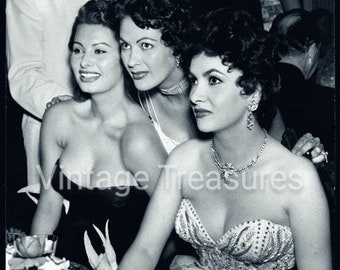 Trío irresistible: Sophia Loren, Yvonne De Carlo y Gina Lollobrigida