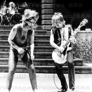 Ozzy Osbourne and Randy Rhodes Rocking Hard