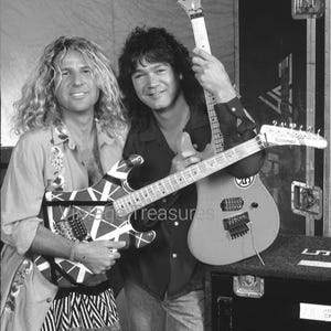 Eddie Van Halen and Sammy Hagar