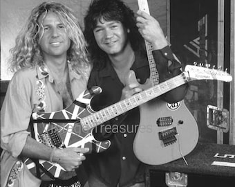 Eddie Van Halen and Sammy Hagar